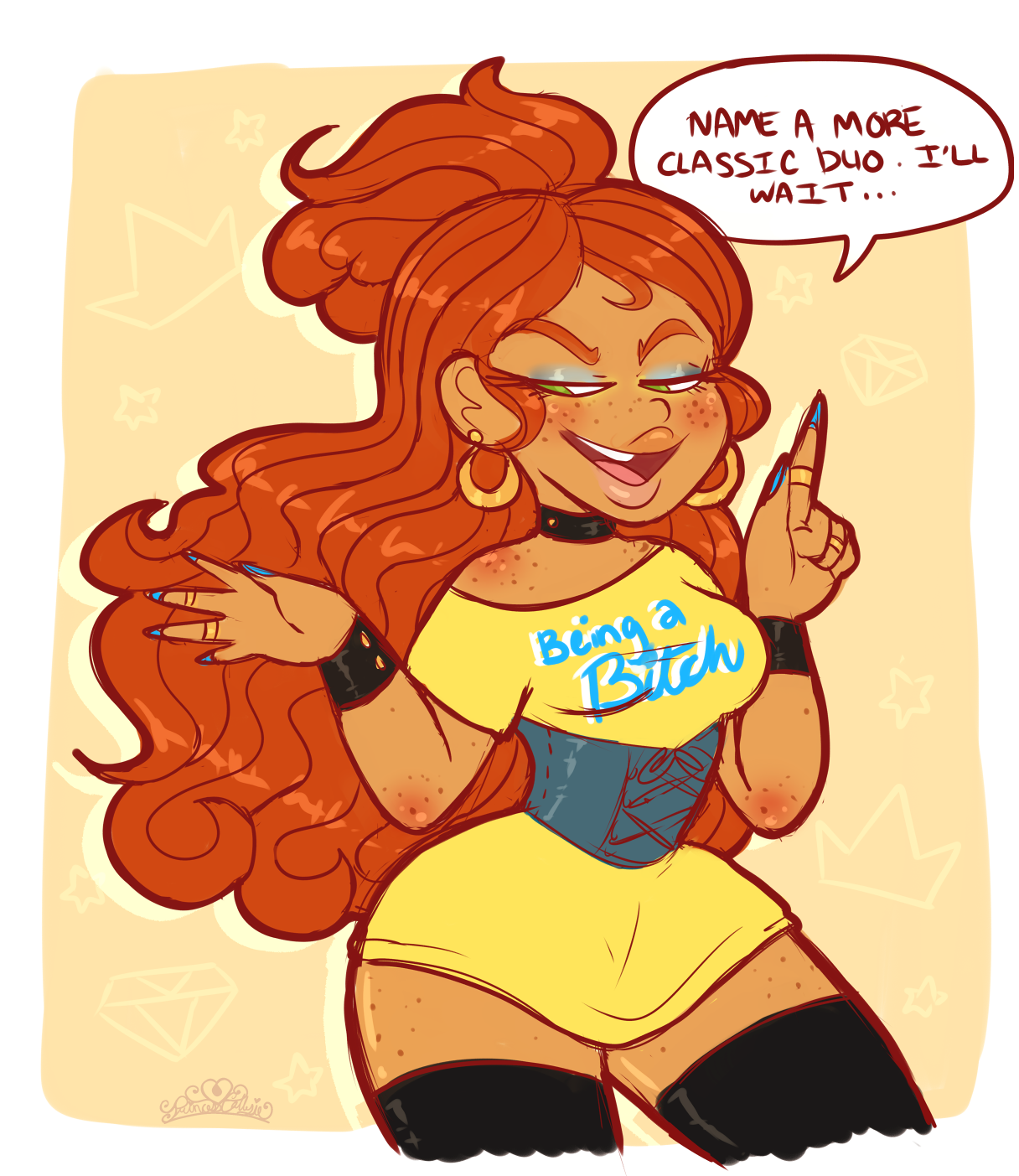 princesscallyie:  Still thinking about that ask… Iconic…  Art Blog~  &lt;3
