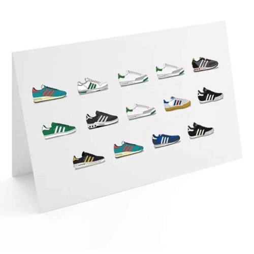 #Repost @mundialmag ・・・ @kulastudioliv have #adidasalphabet Christmas cards over on their online sto