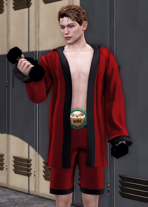 [ NICKNAME X XION X GUELL Boxing Collaboration ]▶Accessory & Build CC by Nickname▶Clothes by Xio