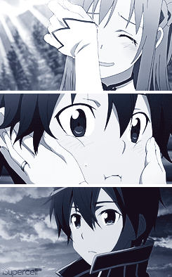 isupercell:   Sword Art Online - Kirito ♥ Asuna  