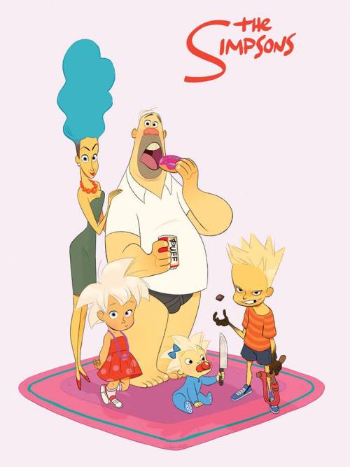 rahzzah:  The Simpsons by Dean Heezen