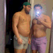 thic-as-thieves:We sure do love looking in the mirror and playing with our bellies🤤😈