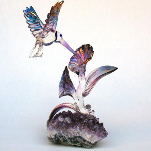 sosuperawesome: Hand Blown Glass and Crystal Sculptures, by Kevin Prochaska on Etsy  See our ‘sculpture’ tag 