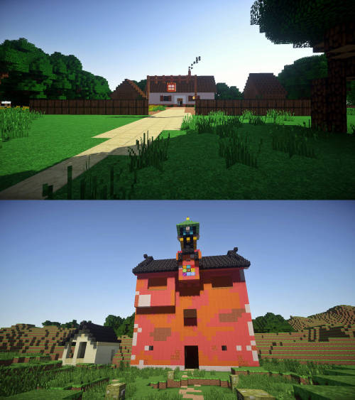 amberlyn-white:  vujon:  spirited away in minecraft, dont look back  You didn’t. 