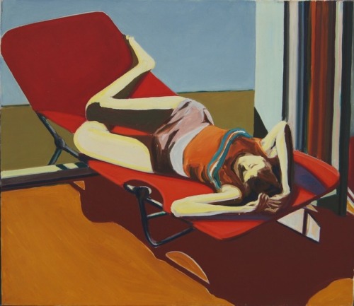 terminusantequem:Norbert Tadeusz (German, 1940-2011), Rote Liege, 1967. Oil on canvas, 90x105 cm