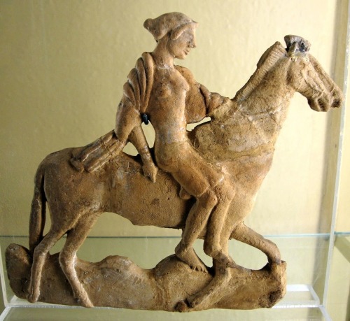 elyssediamond: Women on horseback 6th century BC Milos National Museum, Warsaw