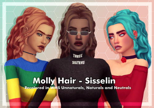 cubersims:#25 DOWNLOAD Requested by a nonny! Part 2 of the 3 new GORG hairs by @sisselin - Laundry