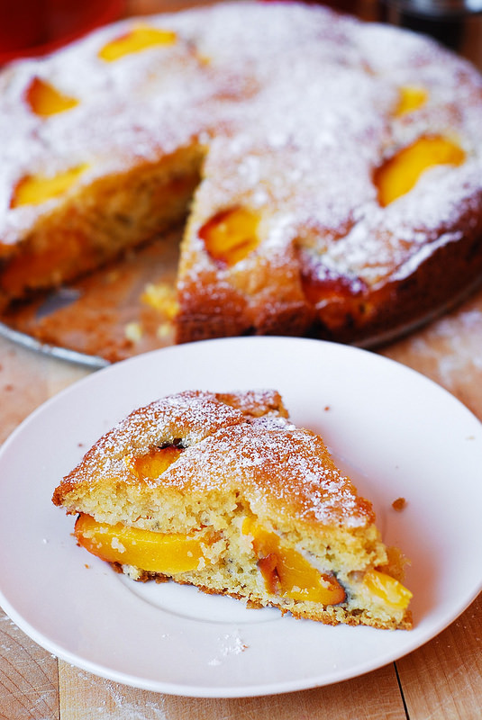 foodffs:  Peach yogurt cake (gluten free)  Really nice recipes. Every hour.   