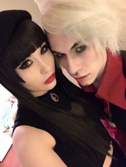 cosmashanti:  Vampire couple going clubbing! 