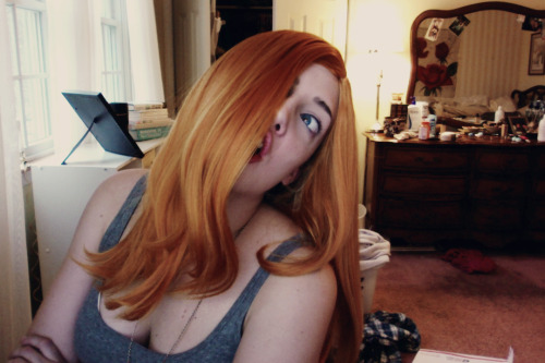 vintage-aerith: my Anna wig came in the mail today but first erm not bahd, erm just drawn dat weeeyy