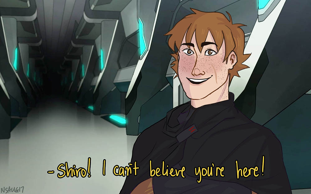 katiehollt:matt now has luke skywalker’s gay space poncho aesthetic and shiro is