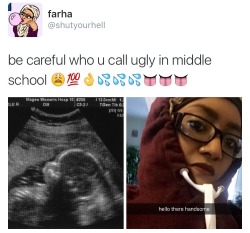 thebootydiaries:  darkskies-fireflies:  thebootydiaries:  ☕️🐸  you were in the womb in middle school?  u don’t know my life story 