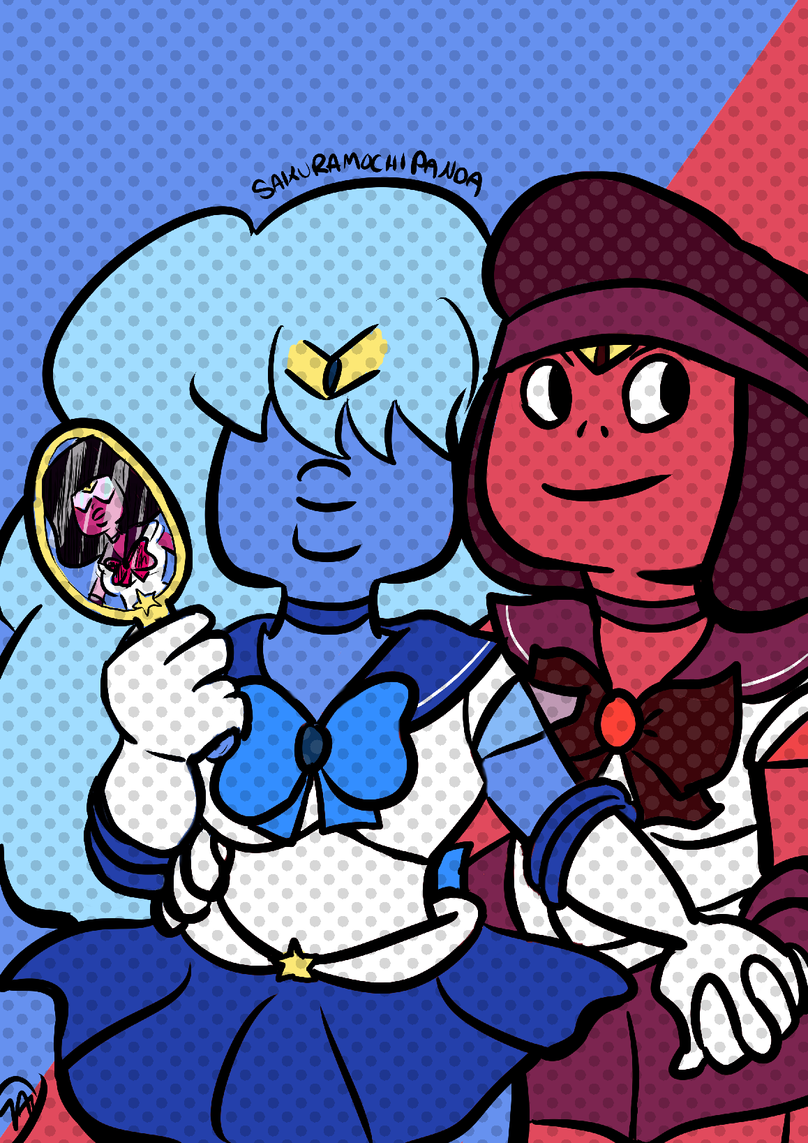 sakuramochipanda: Photoset: Sailor Gems Crystal Gem Power~~! 