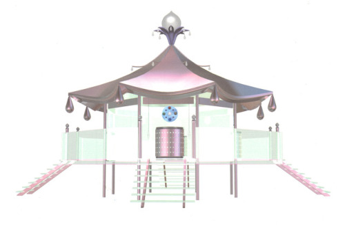 y2kaestheticinstitute: ‘Dream Temple’ - Mariko Mori (1999) “The Dream Temple represents a utopian pl