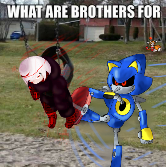 Metal Sonic, Furnace, and Chaos Sonic Meme by Brokenhollowglass on