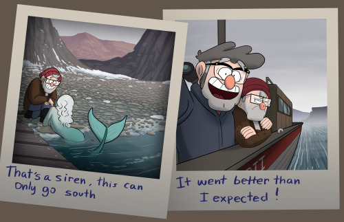 stephreynaart:Sea Grunkle Photo AlbumDipper and Mabel get a box in the mail full of these one day.  