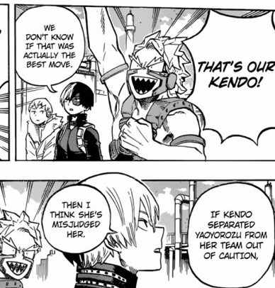 It‘s wonderful to know that Todoroki believes in Momo and watches her since the beginning