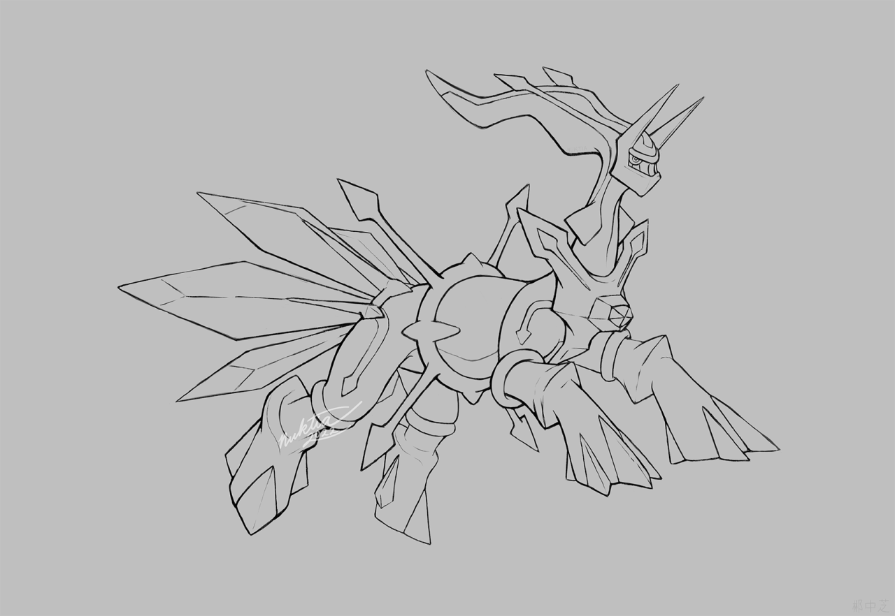 my take on the dialga and palkia horses. i get what the officials were going for with the archaic appearances, but i feel 