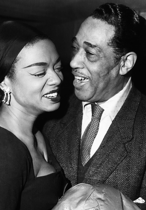 solesupine:  Hazel Scott & Duke Ellington, 1950s 