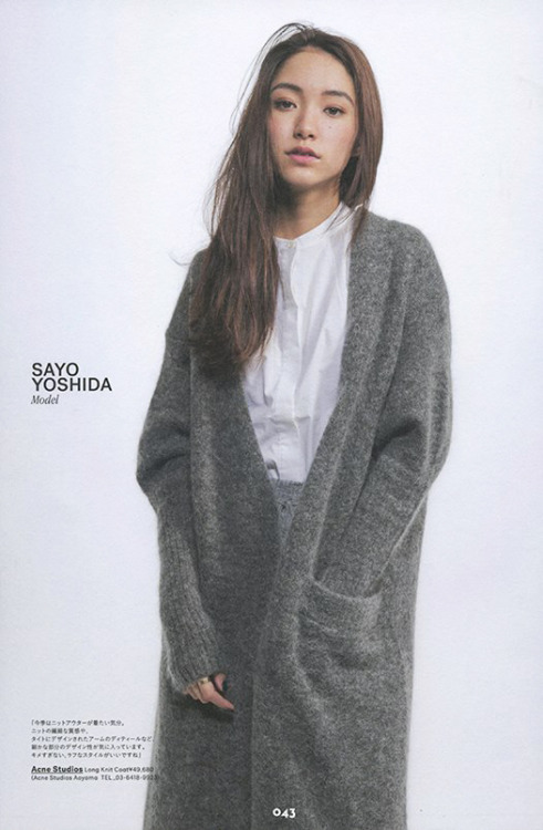 musuheki:  Sayo Yoshida (吉田沙世) for ibought magazine 