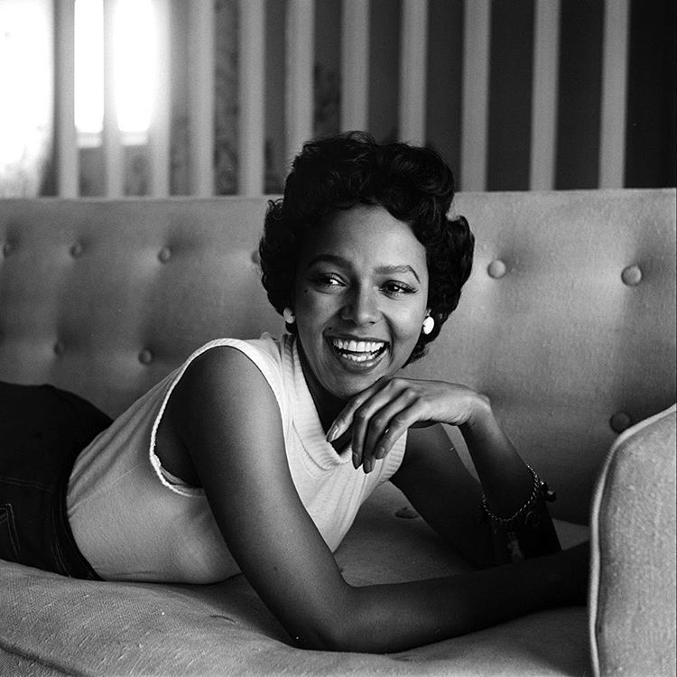 life:  An unpublished frame at Dorothy Dandridge at home in 1954. (Allan Grant—The