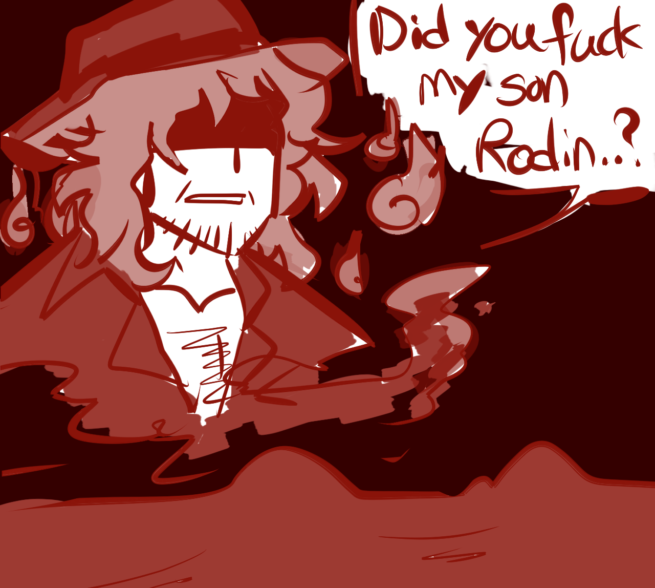camalilium: Rodin fucked Luka’s dad and gets confronted by his ghost after fucking his son 