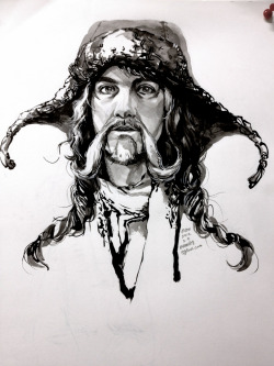 hobbit0125:  Black &amp; white study of Bofur. I watched the movie ‘Bloody Sunday’ again, yesterday. Of course, that movie was really sad but… James nesbitt, he’s DAMN good actor. 