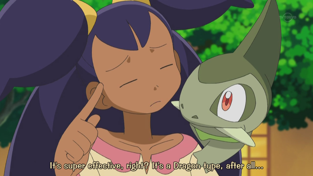 indygogo:  kiva-la:  iris says what we all think about charizard  you can’t avoid