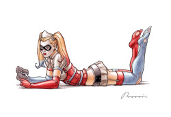 Hello-Superfuncollector:  Harley Queen By Chad Hardin 