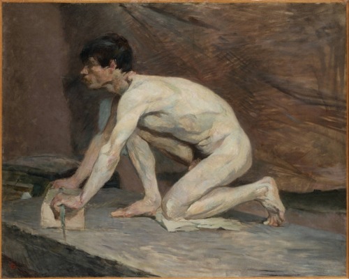 grundoonmgnx:  Henri de Toulouse-Lautrec, French, 1864–1901The Marble Polisher, 1882–87