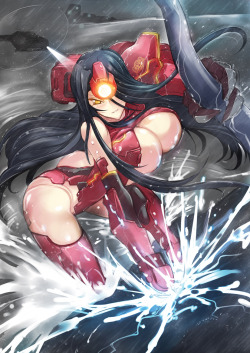 a-nu-type-of-dirty:  JAEGIRL Crimson Typhoon | haganef [pixiv] 