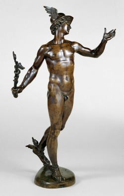 ganymedesrocks:  hadrian6:Mercury. Johann Gregor van der Schardt. Dutch 1530-1581. bronze.              http://hadrian6.tumblr.com Hello!