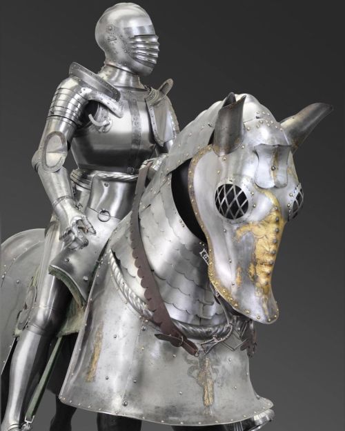 ⚜️GS⚜️ Part I. Armor for use on horseback in the field. • Date: c. 1505. • Artist: Made by the armor