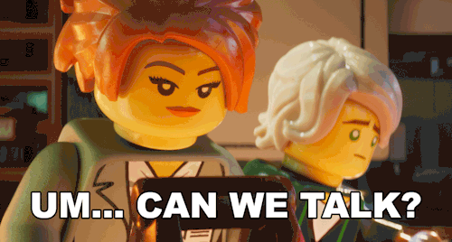 That awkward chat with your Mum when your Dad is an evil warlord… The #LEGONINJAGOmovie in cinemas O