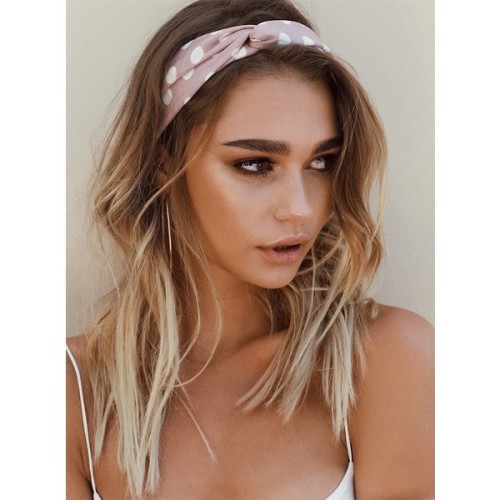 Dolly Polka Dot Headband ❤ liked on Polyvore (see more head wrap headbands)