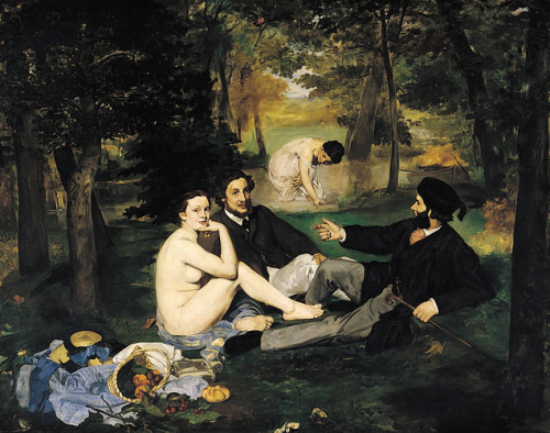 artist-manet: The Luncheon on the Grass, 1863, Edouard Manet Medium: oil,canvas