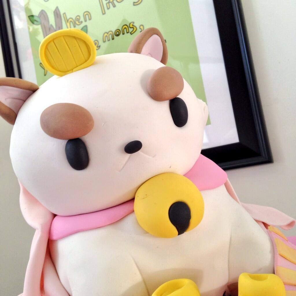beeandpuppycat:  Nerdache’s PuppyCat Cupcakes From Ant Roman at Nerdache Cakes -