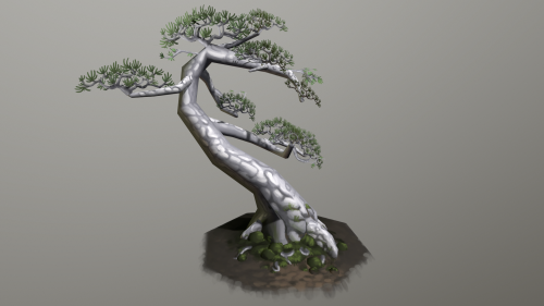 Monday UpdateA low-ish poly hand-painted modular tree asset. Made it a while ago, but I’m still happ