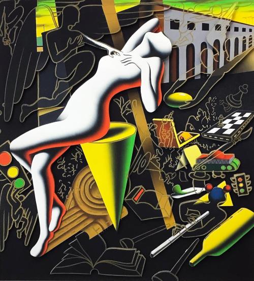 Mark KostabiImperfect Balance (Three Dimensional) ,2014