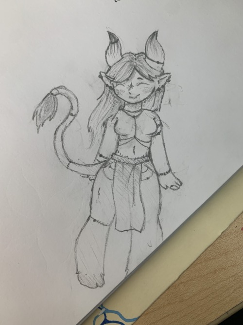 Lovely Little Taurus Girl, Redraw From My Past Attempt *+.