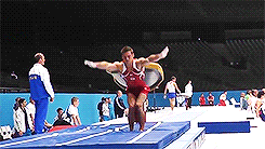 rosegym:  rosegym:  2013 Worlds: Sam Mikulak - PT  When one is a dork, one must salute