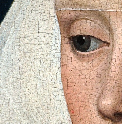 nataliakoptseva:  Workshop of Rogier van der Weyden - Portrait of a Lady Detail 