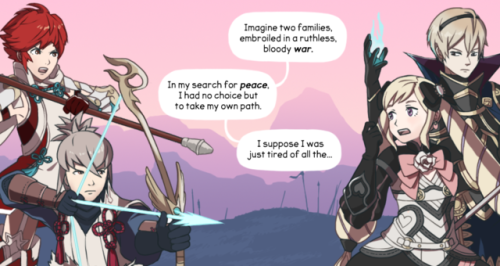 finalsmashcomic:  Super Smash Bros. Revelations A bit of a flashback here to when Corrin joined the Smash cast. Maybe he should refrain from making decisions from now on. :P (I’m sorry this is a day late - it took me a long time to draw). Full image