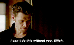 theoriginals-gifs: TOP 15 THE ORIGINALS RELATIONSHIPS (as voted by my followers)↳ 4. Elijah x Klaus 