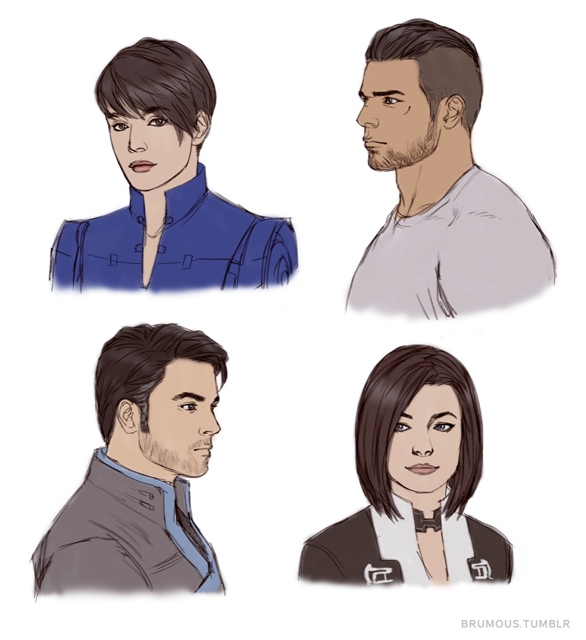 brumous:  Hair AU