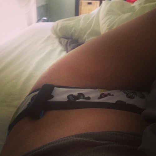 erinmargrethe:  I accidentally slept with my Fitbit on. On my underwear. Because I was cleaning house pantsless yesterday. 