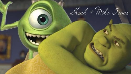 strangepicturesofshrek: I made a lil edit for my otp &lt;3