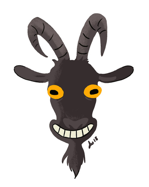 Quick doodle of the only thing I’ve had the energy to do artwise this week.Black Phillip hopes you a