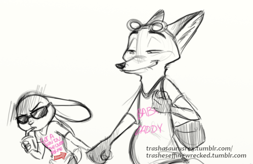 trasheseffingwrecked: My friend sent me a pic and I redrew it w/these two dummies.  I hope you know 