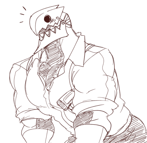 thewildwolfy:  drew my boy Thanatos in nice clothes
